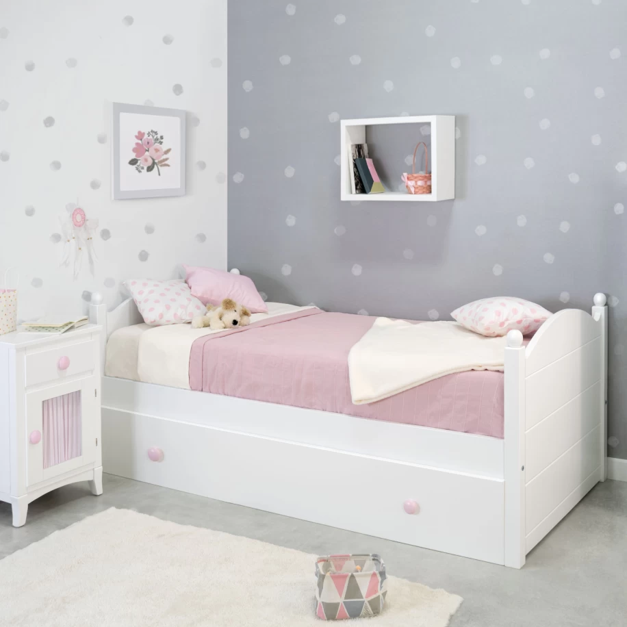 Dormitorio infantil Nido Esfera detalle cama