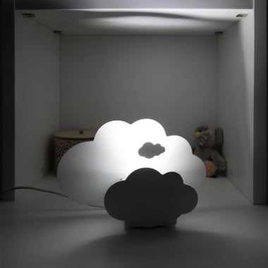 Lampara de mesa LED infantil Nubes