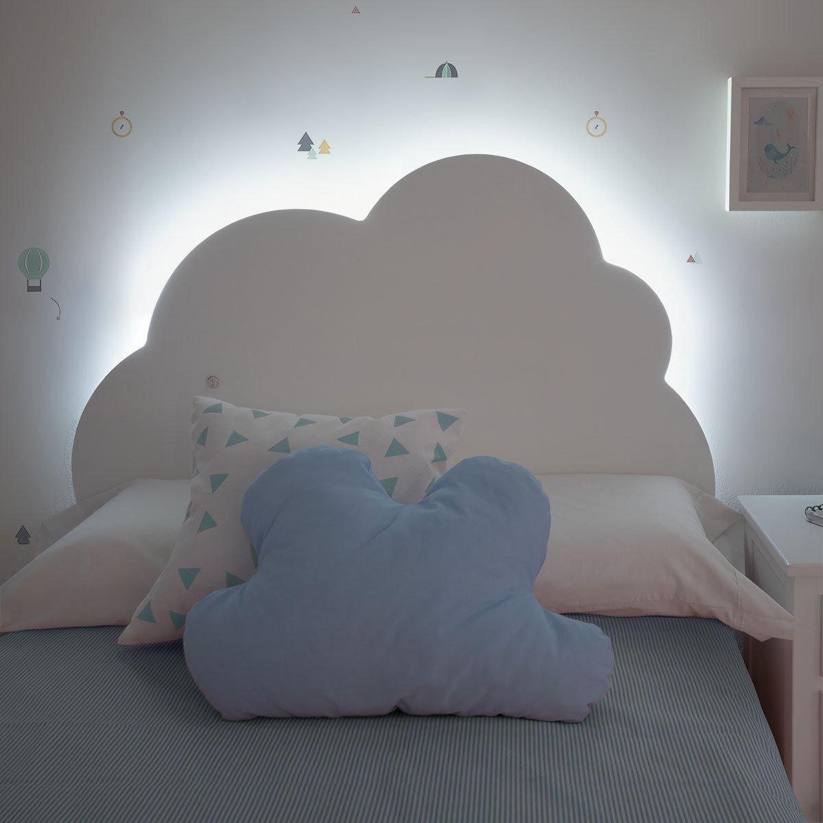 Lámpara de cabecera de dormitorio para niños