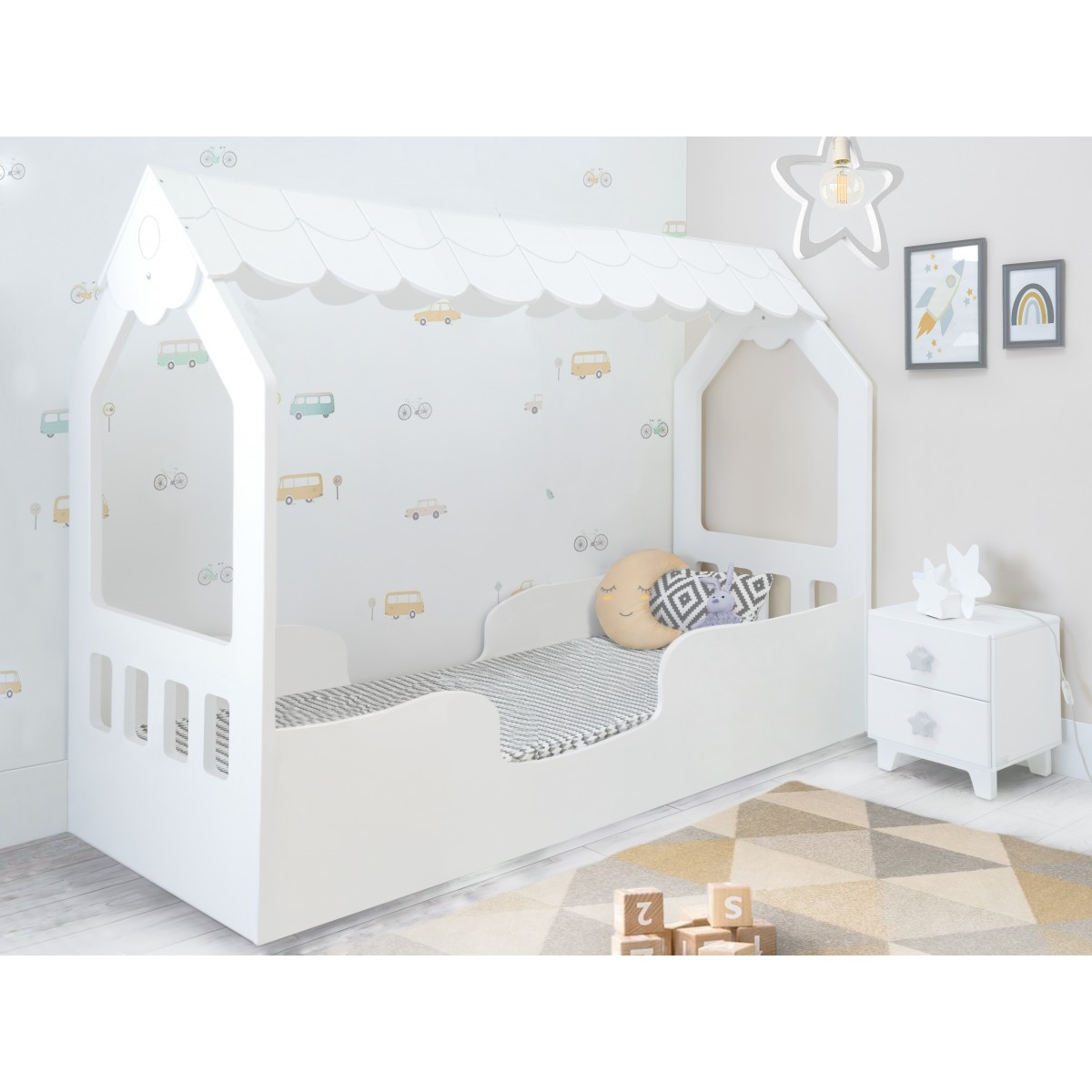 Cama Casita Montessori Bimbi Dreams 90 x 190 cm