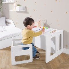 Pupitre Montessori Evolutivo Blanco