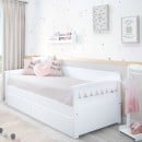 Dormitorio infantil Nido Corazones detalle cama