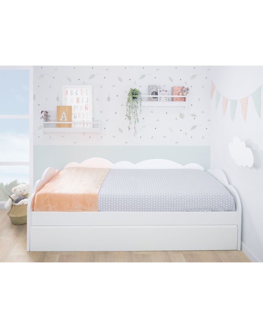Dormitorio infantil Cama nido Nube -Envío Rápido y Gratuito 2