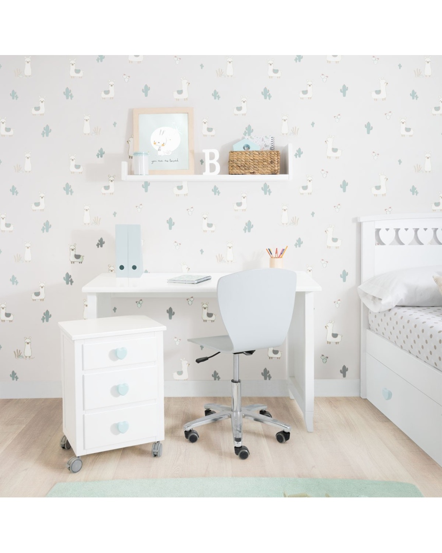 Habitación infantil Corazones Mint 2