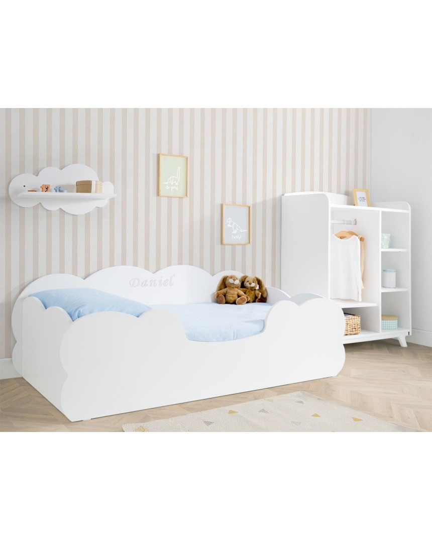 Dormitorio infantil Montessori Nube Con Armario 2