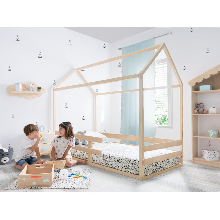Habitación para niños Montessori Casita Natural 