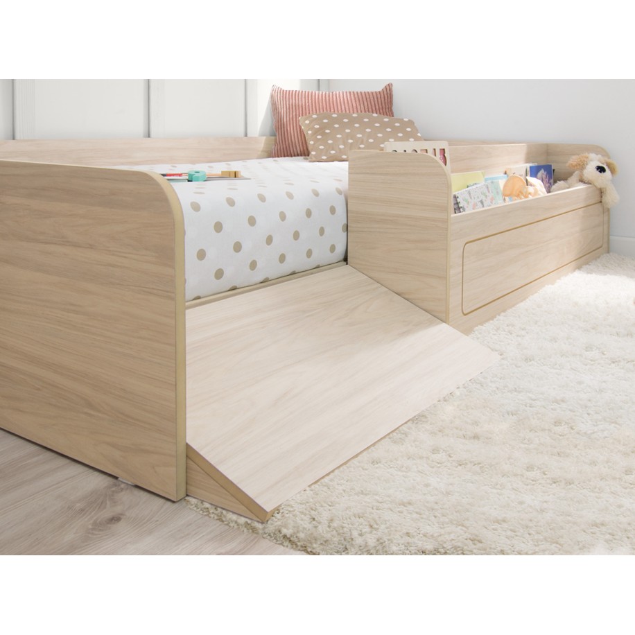 Rampa cama montessori en madera 
