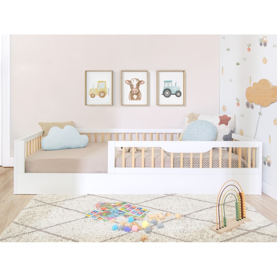 Cama Montessori Barrotes Evolutiva - Sofía