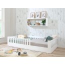 Cama Montessori Barrotes Creta Blanca