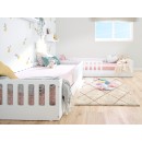 Cama Montessori Barrotes Creta Blanca