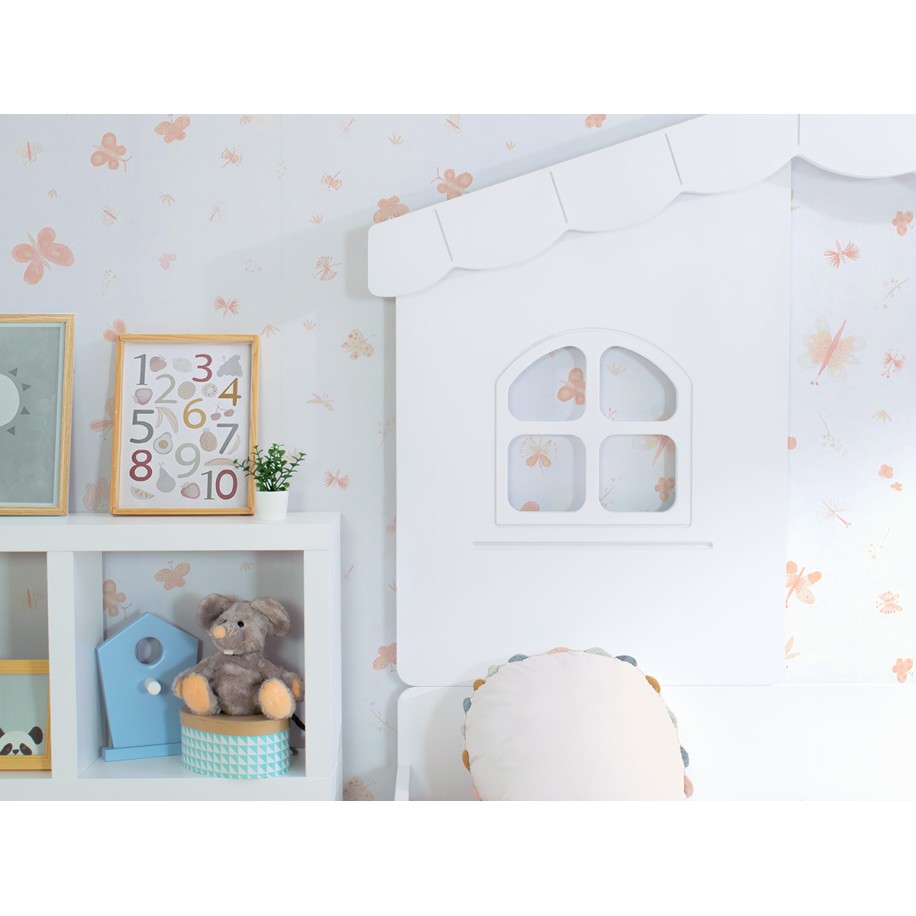 Cama Casita Montessori Blanca