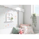 Cama Casita Montessori Blanca