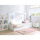 Cama Casita Montessori Blanca