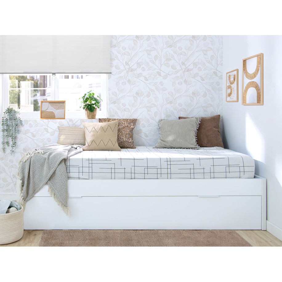 Cama nido Blanca laminada - Bajo