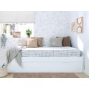 Cama nido Blanca laminada - Bajo