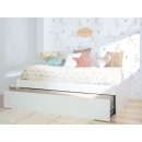 Cama nido Blanca laminada - Bajo