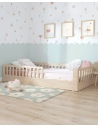 Cama Montessori Creta con barandilla Basic | Diseño y calidad Bainba