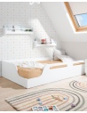 Cama bajita Blanca modelo ECO - Envío Gratuito