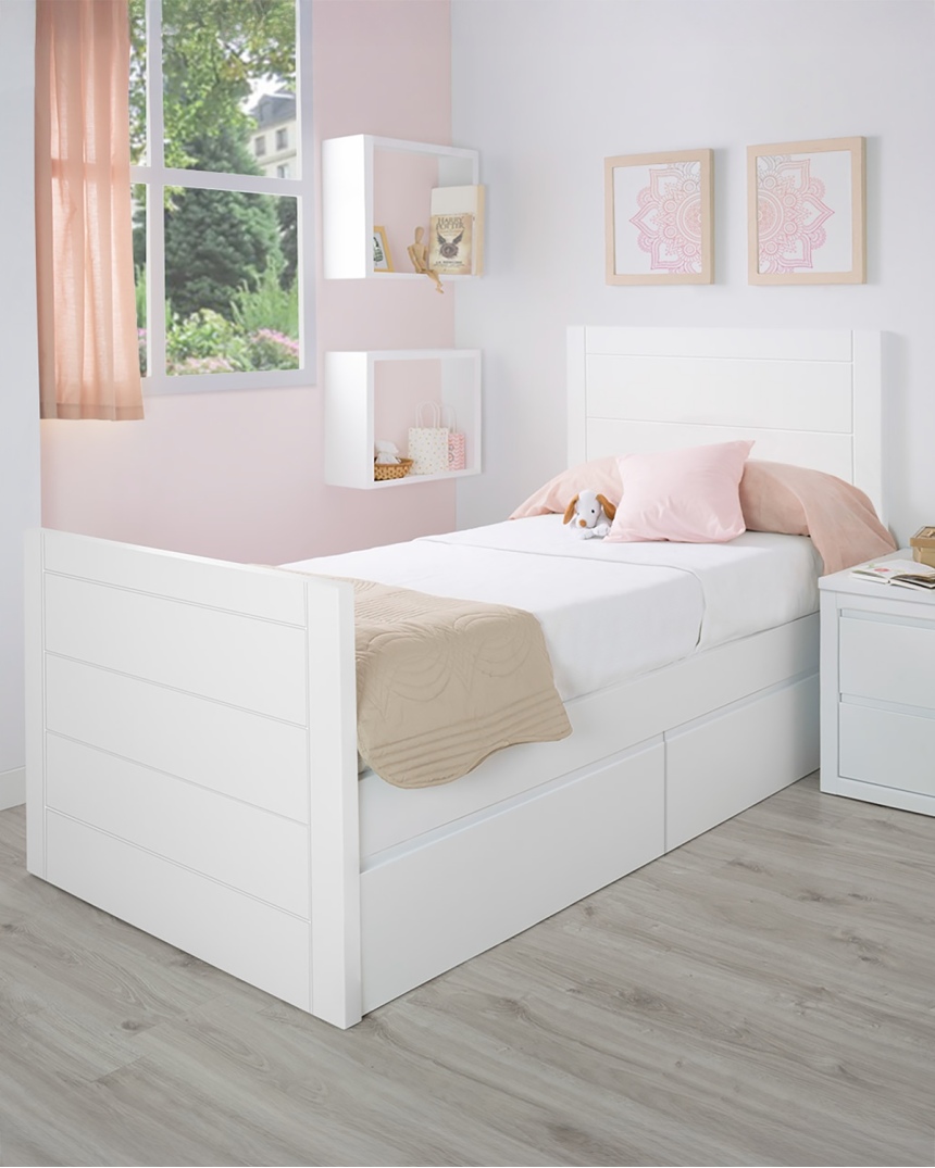 Cama con cajones juvenil Lineal -Envío Rápido y gratuito 2