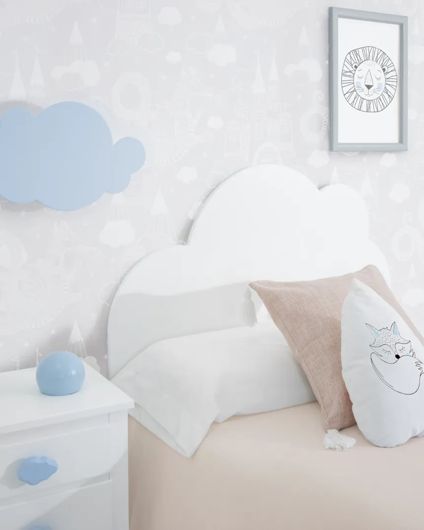 Cabecero para niños modelo Nube - Envío Rápido y gratuito