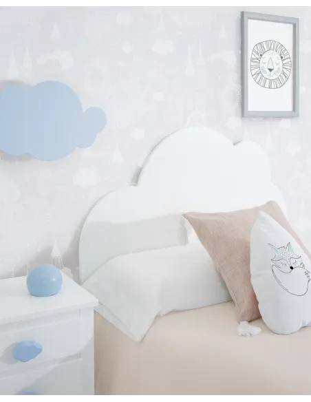 Cabecero para niños modelo Nube - Envío Rápido y gratuito