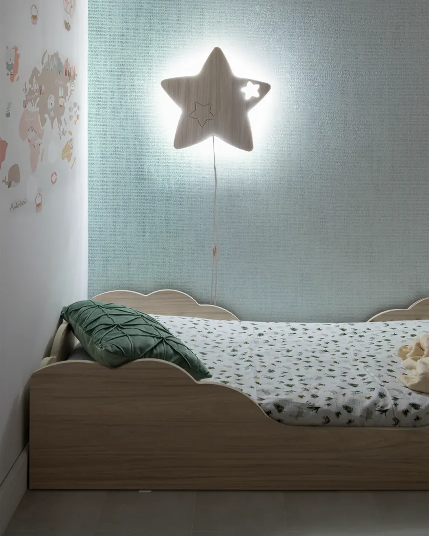 Lampara de pared infantil LED Star - Envío GRATIS 2