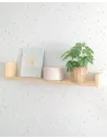 Estante de pared en madera natural juvenil - Envió Rápido y Gratuito