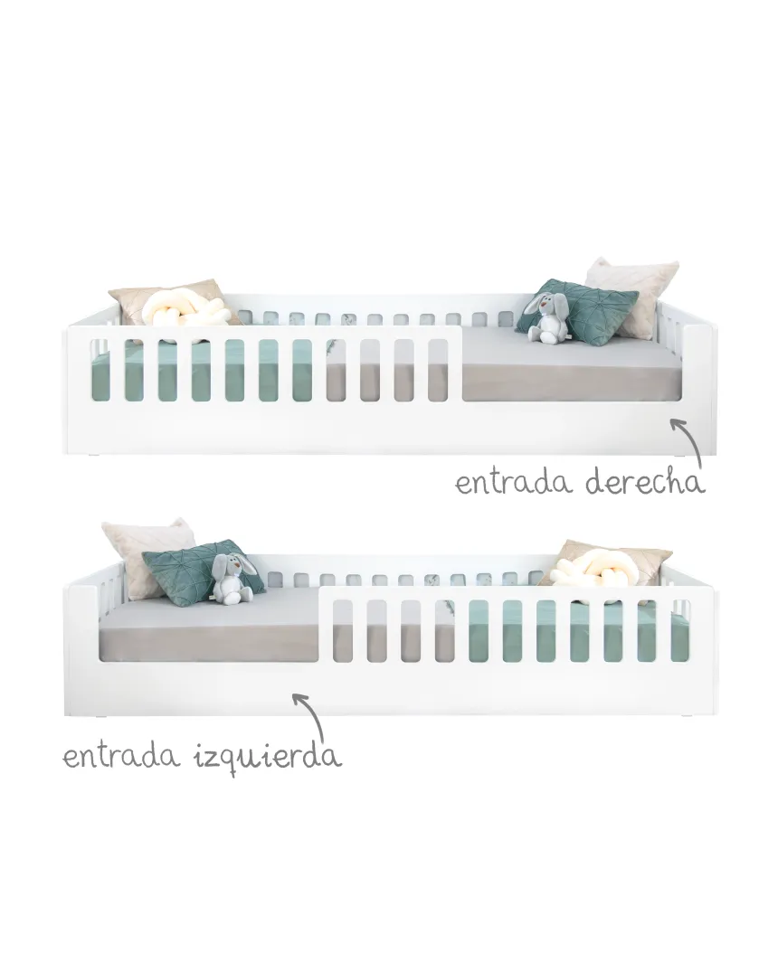 Cama montessori Barrotes Creta - Envío Gratis 72h