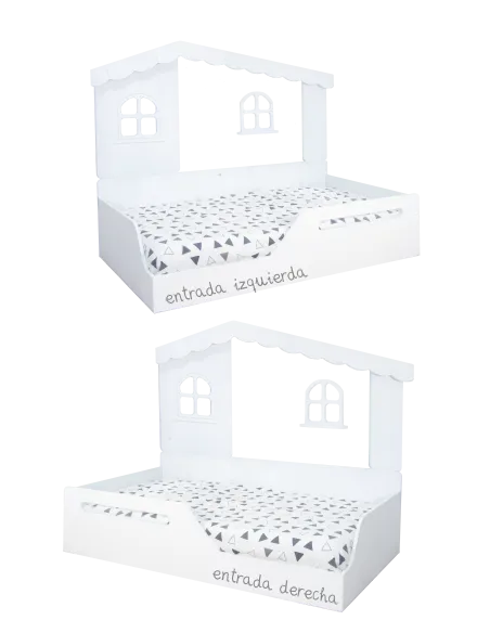 Cama Casita Montessori Blanca - Envío Gratuito