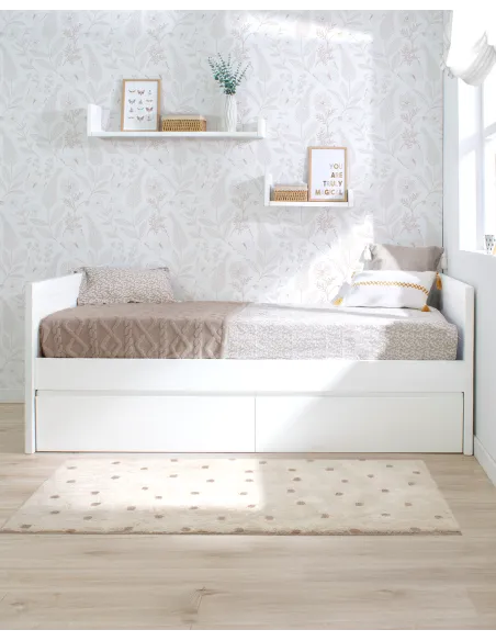 Cama nido juvenil Lineal con cajones- Envío Rápido y gratuito
