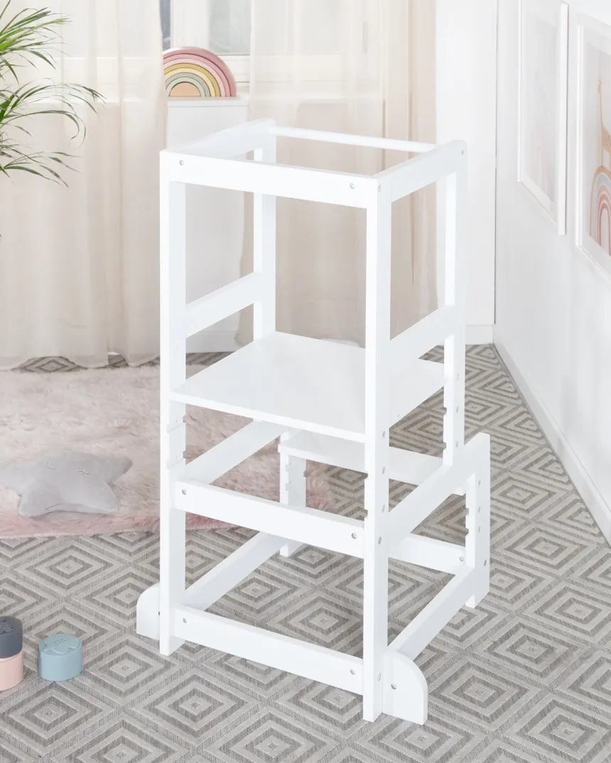 Torre de aprendizaje Montessori | Blanca 2