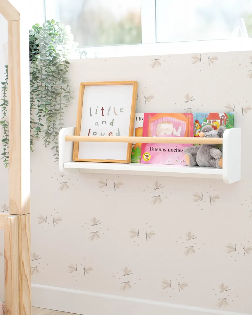 Estante Montessori blanco y madera natural | Envío rápido y gratuito