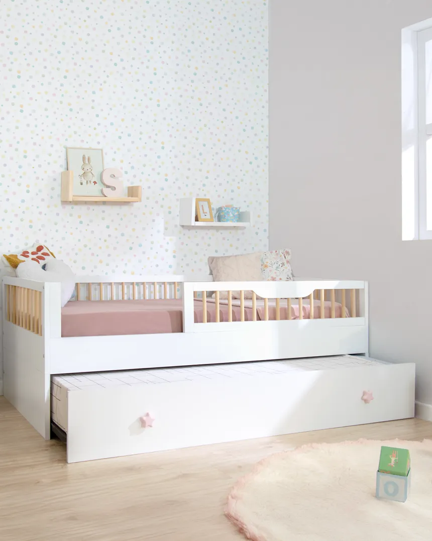 Kit evolutivo para cama Montessori Sofia | Acabado en blanco