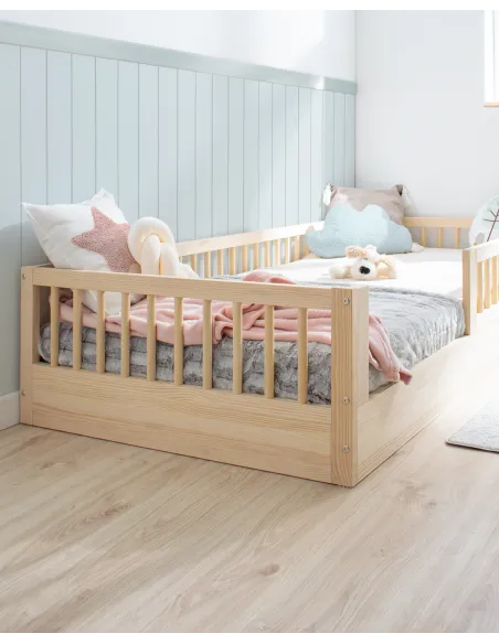 Cama montessori Sofía Evolutiva Natural | Método Montessori