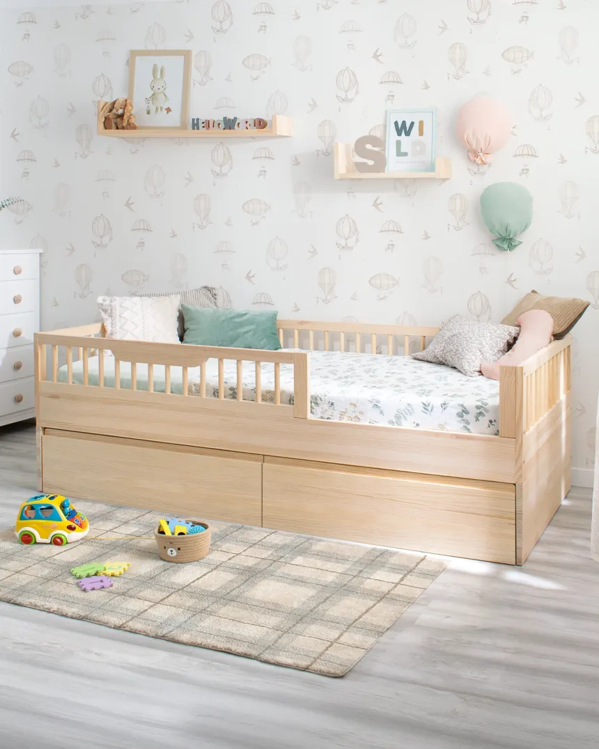 Kit evolutivo Natural  para cama Montessori Sofia