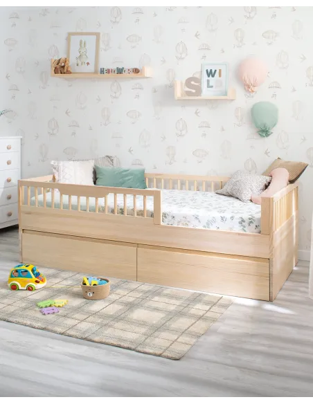 Kit evolutivo Natural  para cama Montessori Sofia