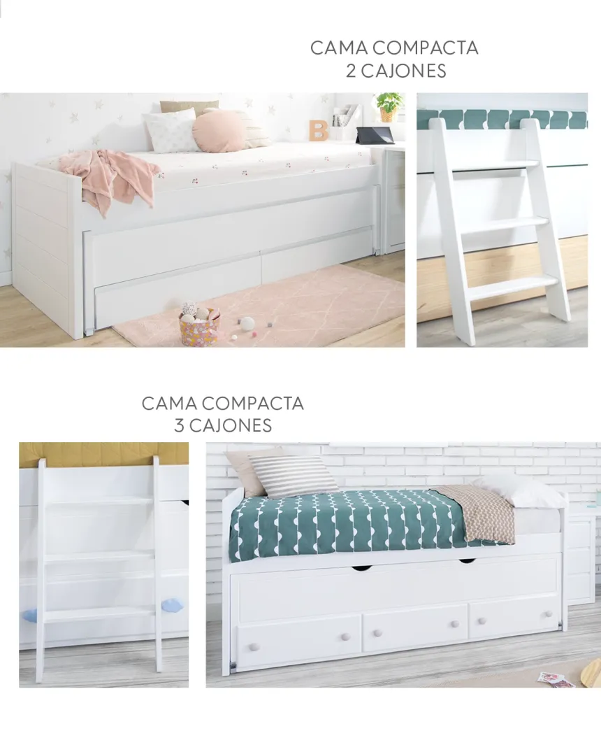 Escalera infantil para camas compactas -Envío Rápido y gratuito