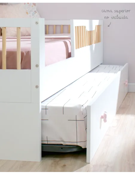 Kit evolutivo para cama Montessori Sofia | Acabado en blanco