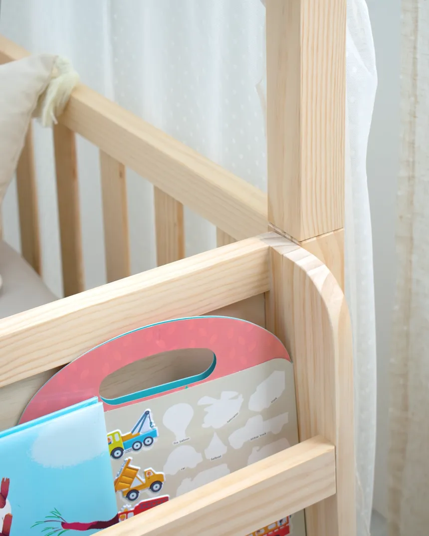 Cama nido cabaña evolutiva y con librería | Novedades