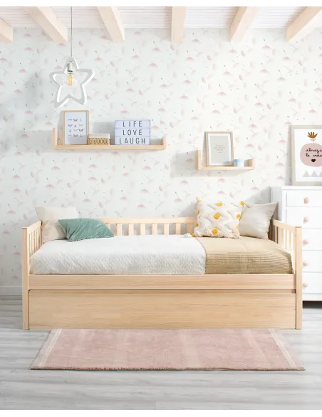Cama nido cabaña con barrera | Novedad camas evolutivas