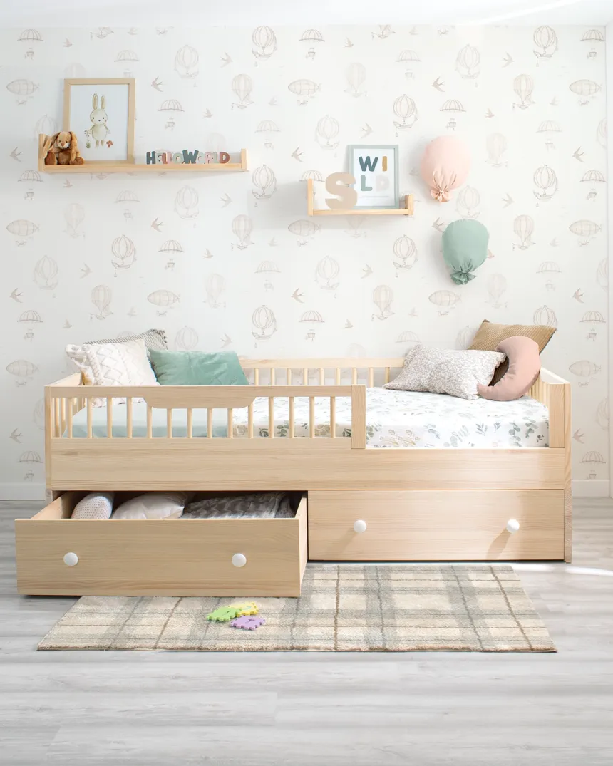 Kit evolutivo Natural  para cama Montessori Sofia