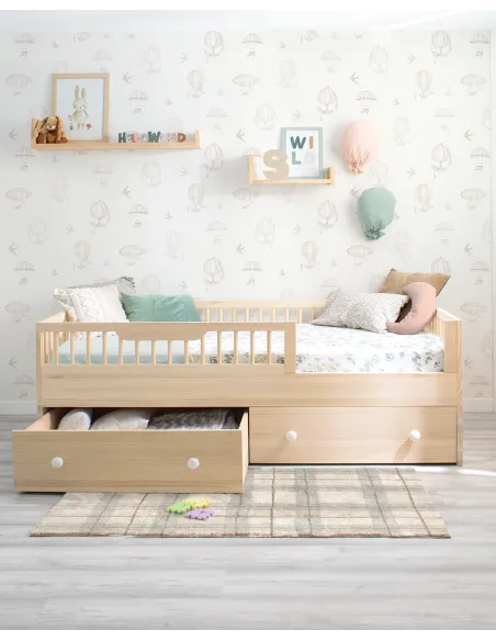 Kit evolutivo Natural  para cama Montessori Sofia