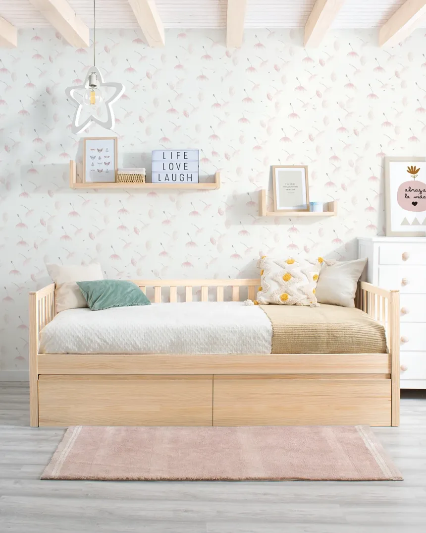 Cama infantil con cajones Evolutiva - Cabaña