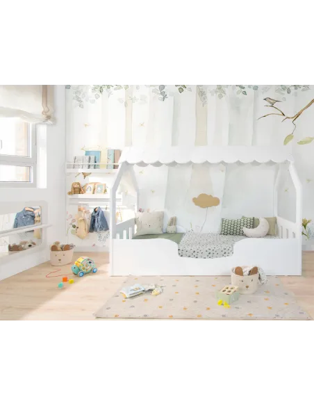 Dormitorio infantil Montessori Casita-Envio Rapido y Gratuito