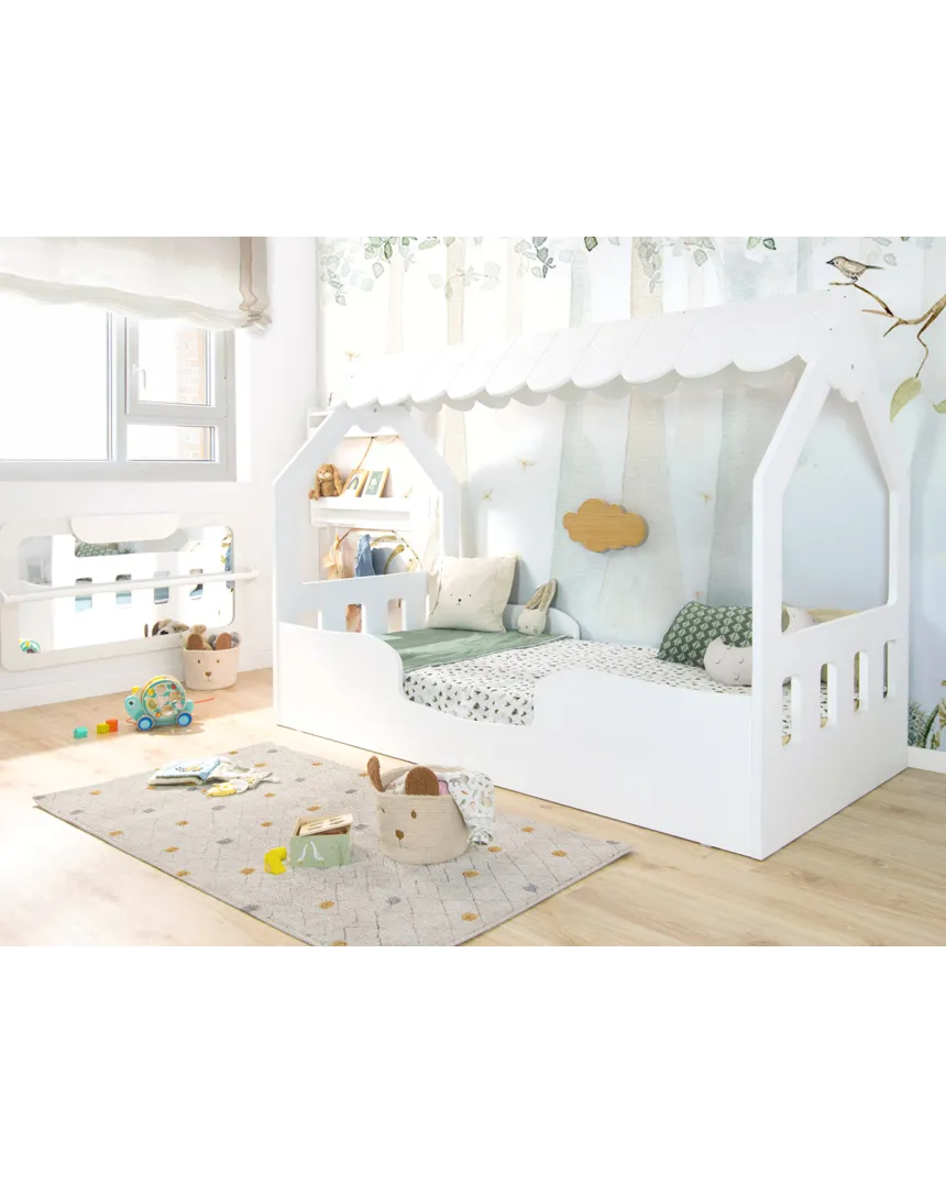 Dormitorio infantil Montessori Casita-Envio Rapido y Gratuito