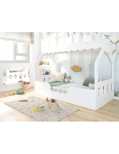 Dormitorio infantil Montessori Casita-Envio Rapido y Gratuito