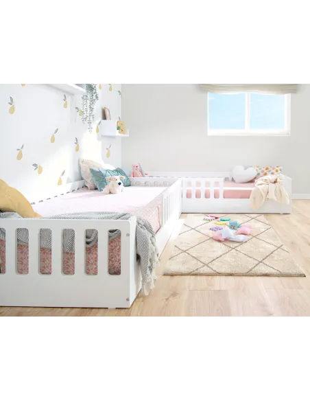 Habitación para hermanos Montessori | Cama Montessori Creta