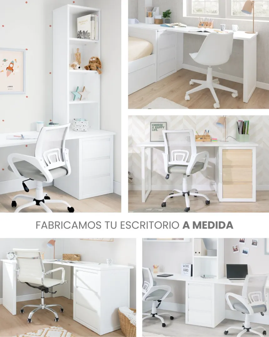 Mesa escritorio juvenil a medida