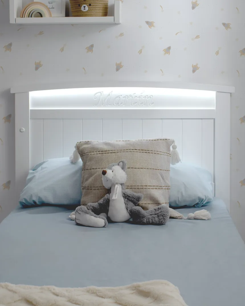 Cama con cajones infantil curvo 2