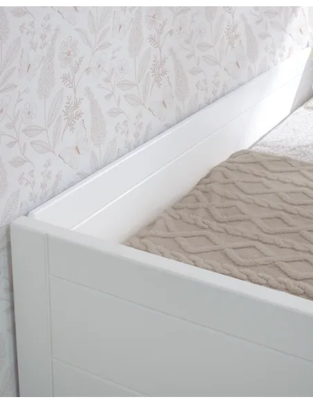 Cama nido en L con zona de estudio - Envío gratuito